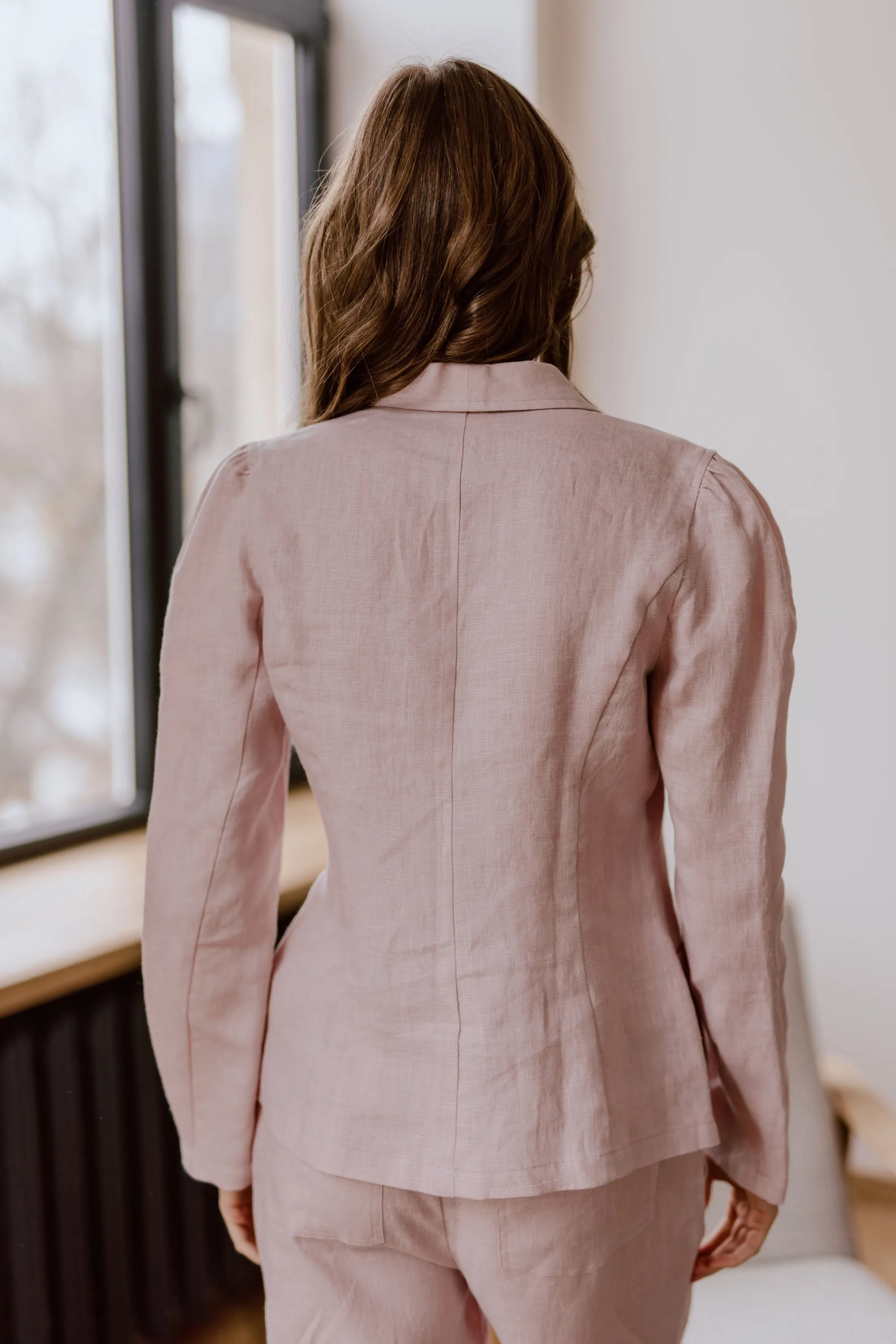 Neringa Fitted Linen Blazer sold by Ivalo.com product image thumbnail 3