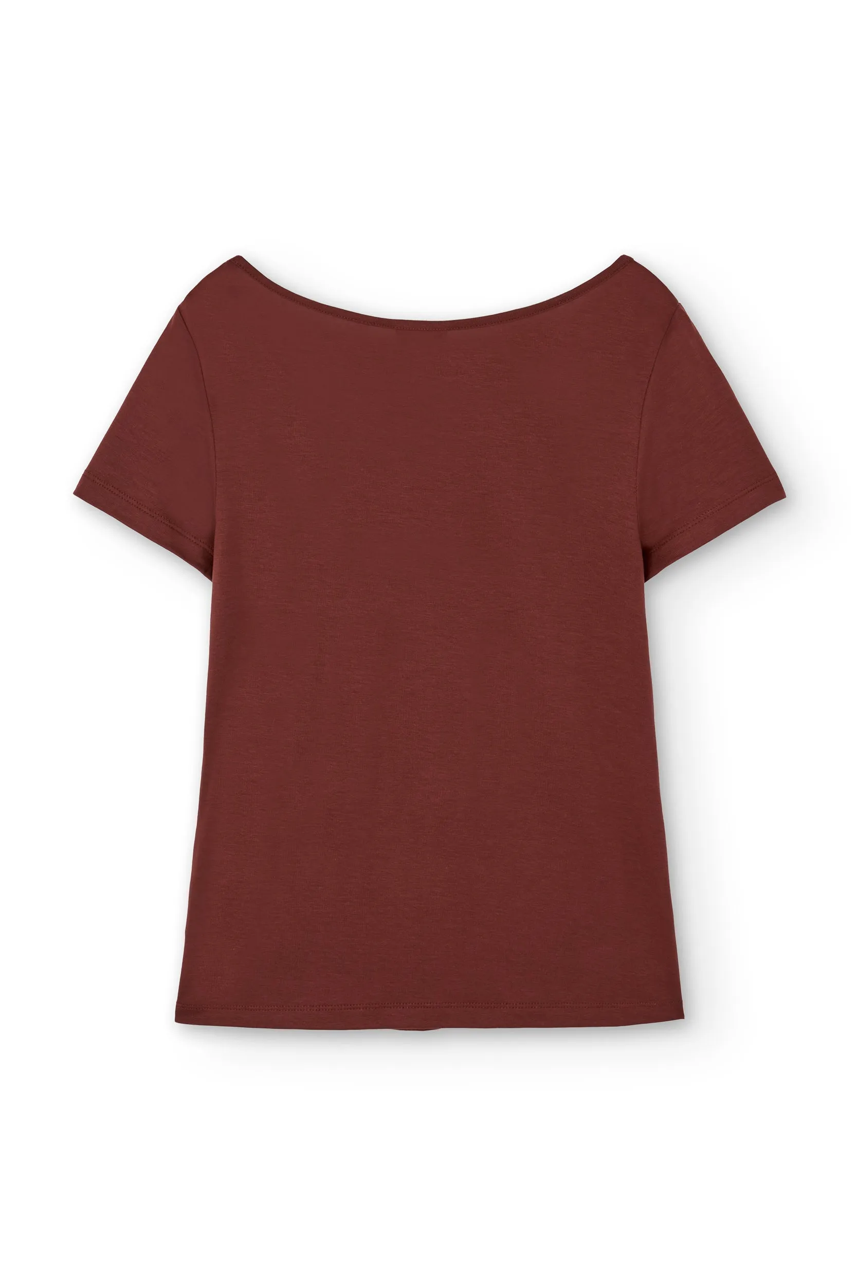 Hilda Short Sleeved Tencel T-Shirt Red sold by Ivalo.com product image thumbnail 2