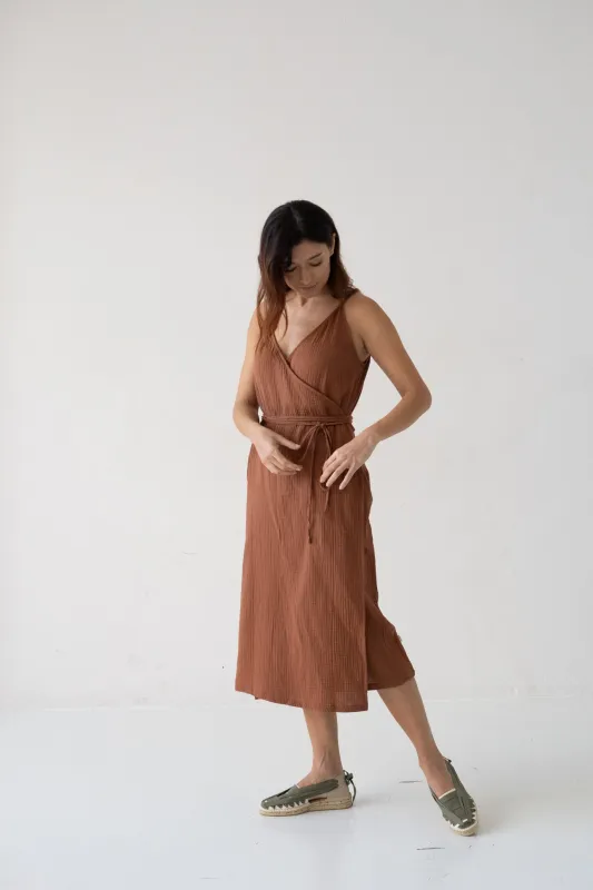 Brielle Strap Dress Terracotta sold by Ivalo.com
