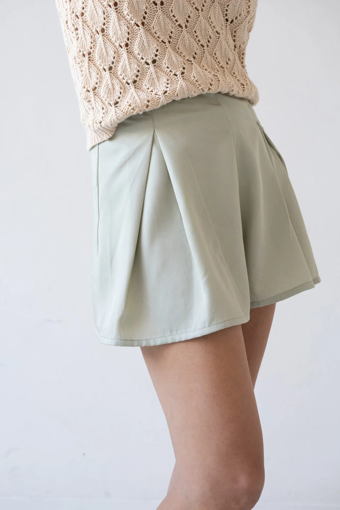 Hannia Tencel Shorts Green sold by Ivalo.com product image thumbnail 4