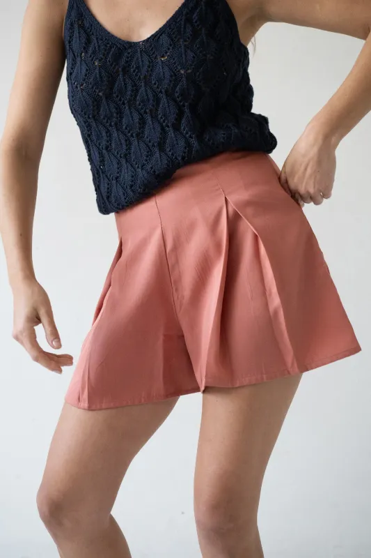 Hannia Tencel Shorts Pink sold by Ivalo.com