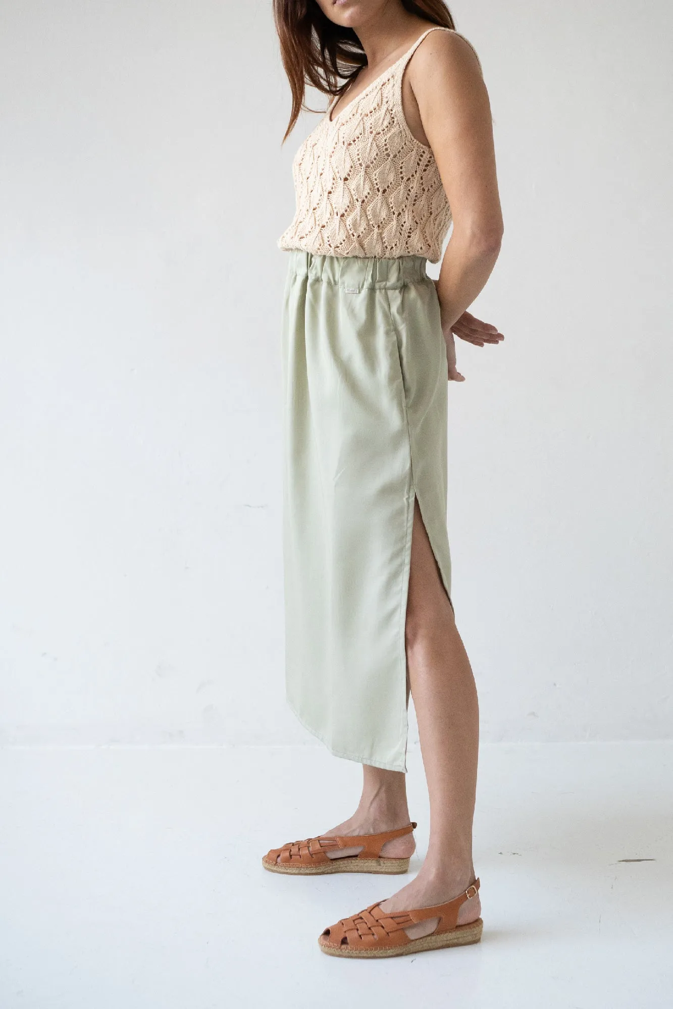Halia Tencel Midi Skirt Green sold by Ivalo.com product image thumbnail 4