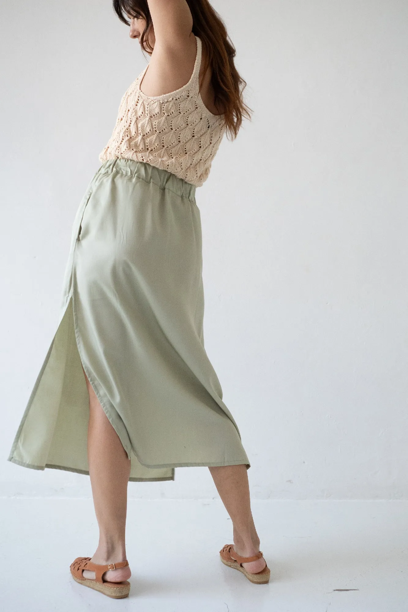Halia Tencel Midi Skirt Green sold by Ivalo.com product image thumbnail 2