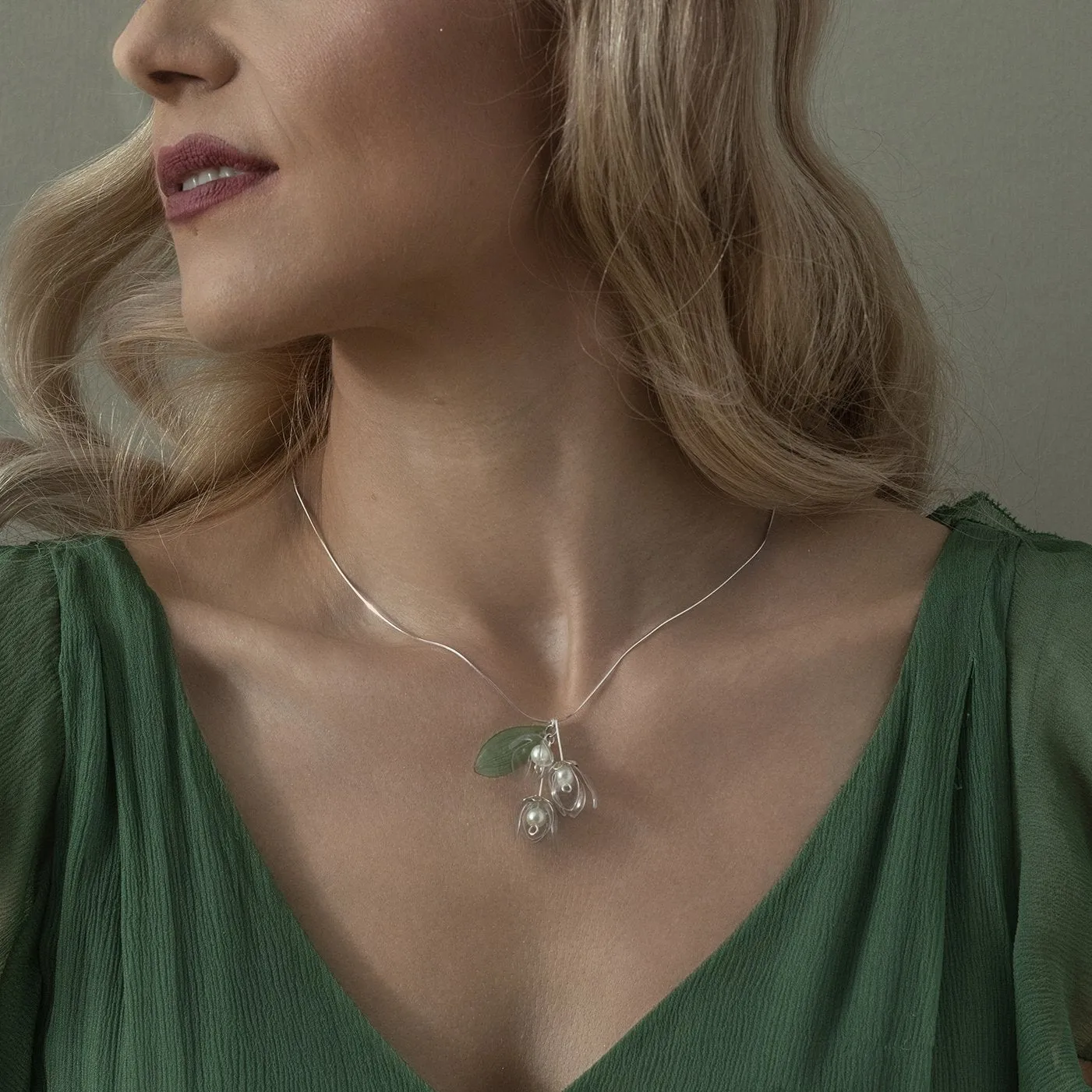 Lily of the Valley Necklace sold by Ivalo.com product image thumbnail 2