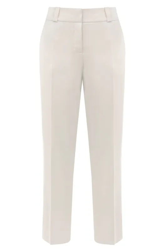 Cigarette Pants Ecru sold by Ivalo.com