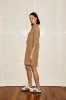 Midi Shirt Dress Caramel sold by Ivalo.com