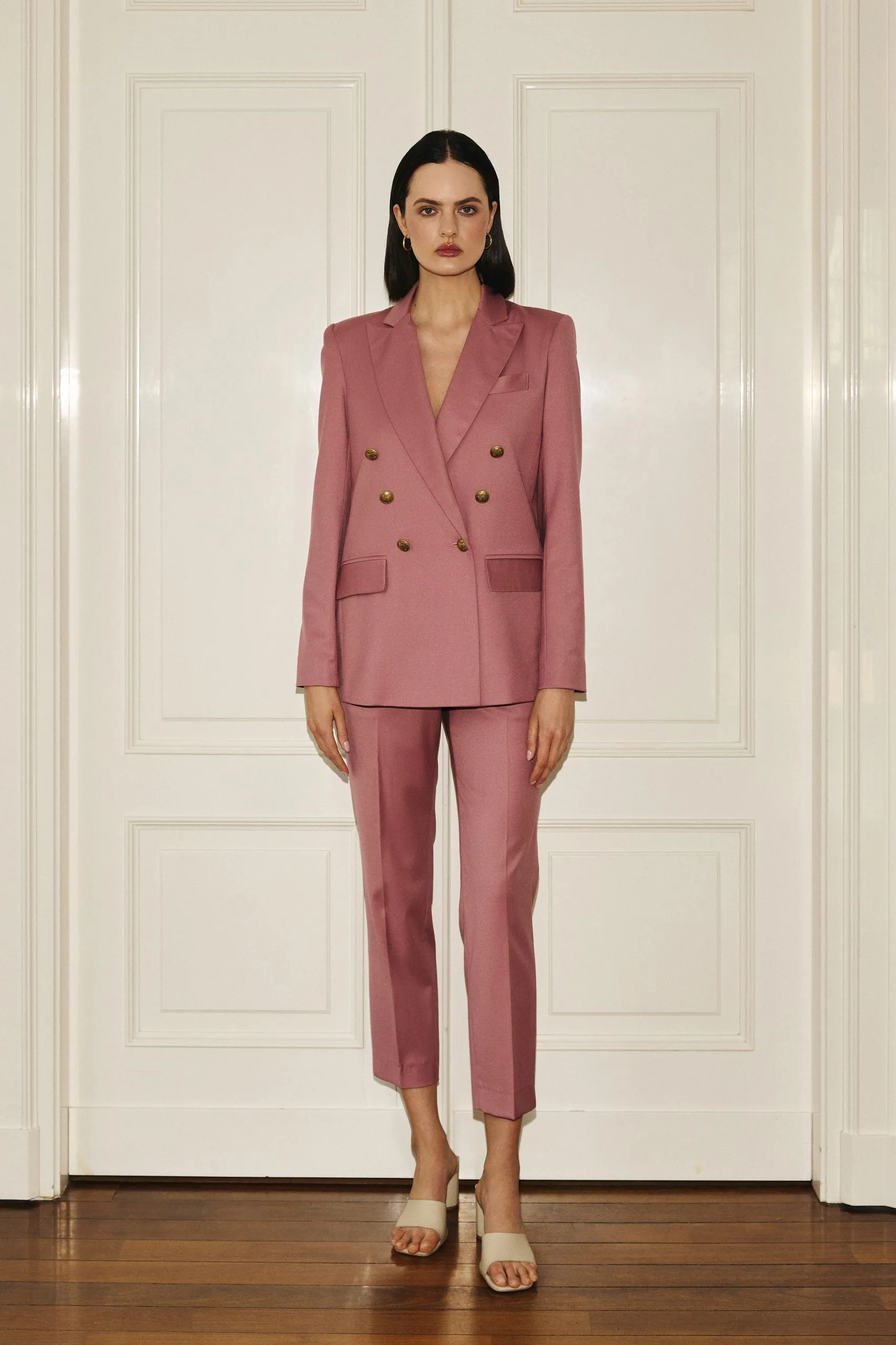 Double-Breasted Blazer Dusty Pink sold by Ivalo.com product image thumbnail 3