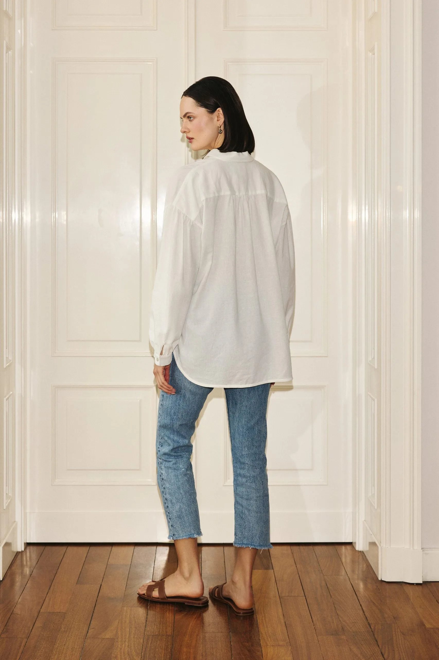 Summer Linen Shirt Off White sold by Ivalo.com product image thumbnail 2