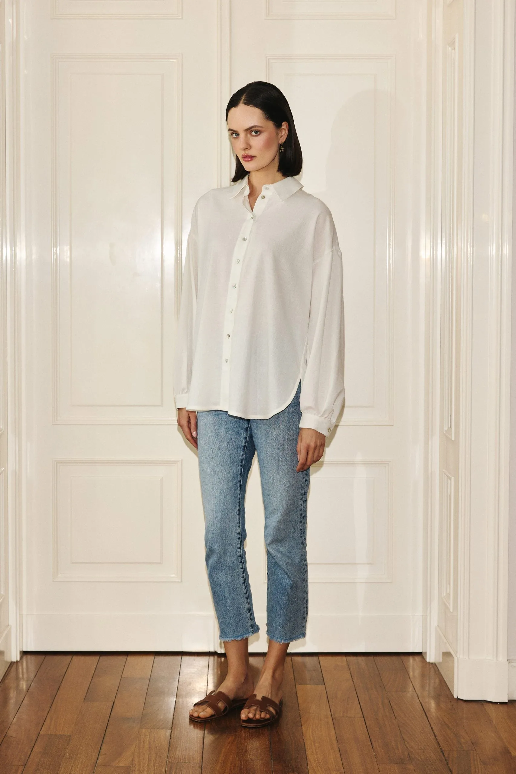 Summer Linen Shirt Off White sold by Ivalo.com product image thumbnail 4