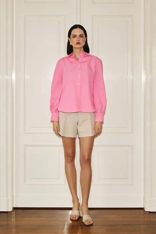 Noel Button-Up Shirt Pink sold by Ivalo.com