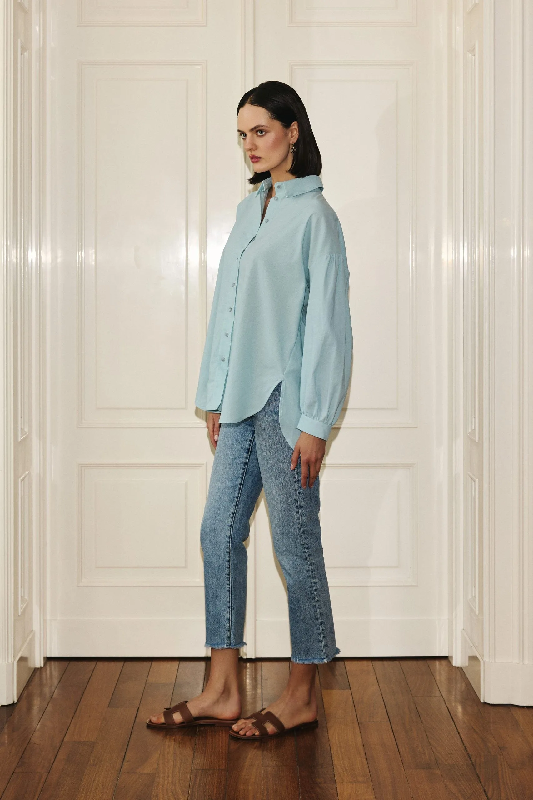 Summer Linen Shirt Pale Blue sold by Ivalo.com product image thumbnail 4