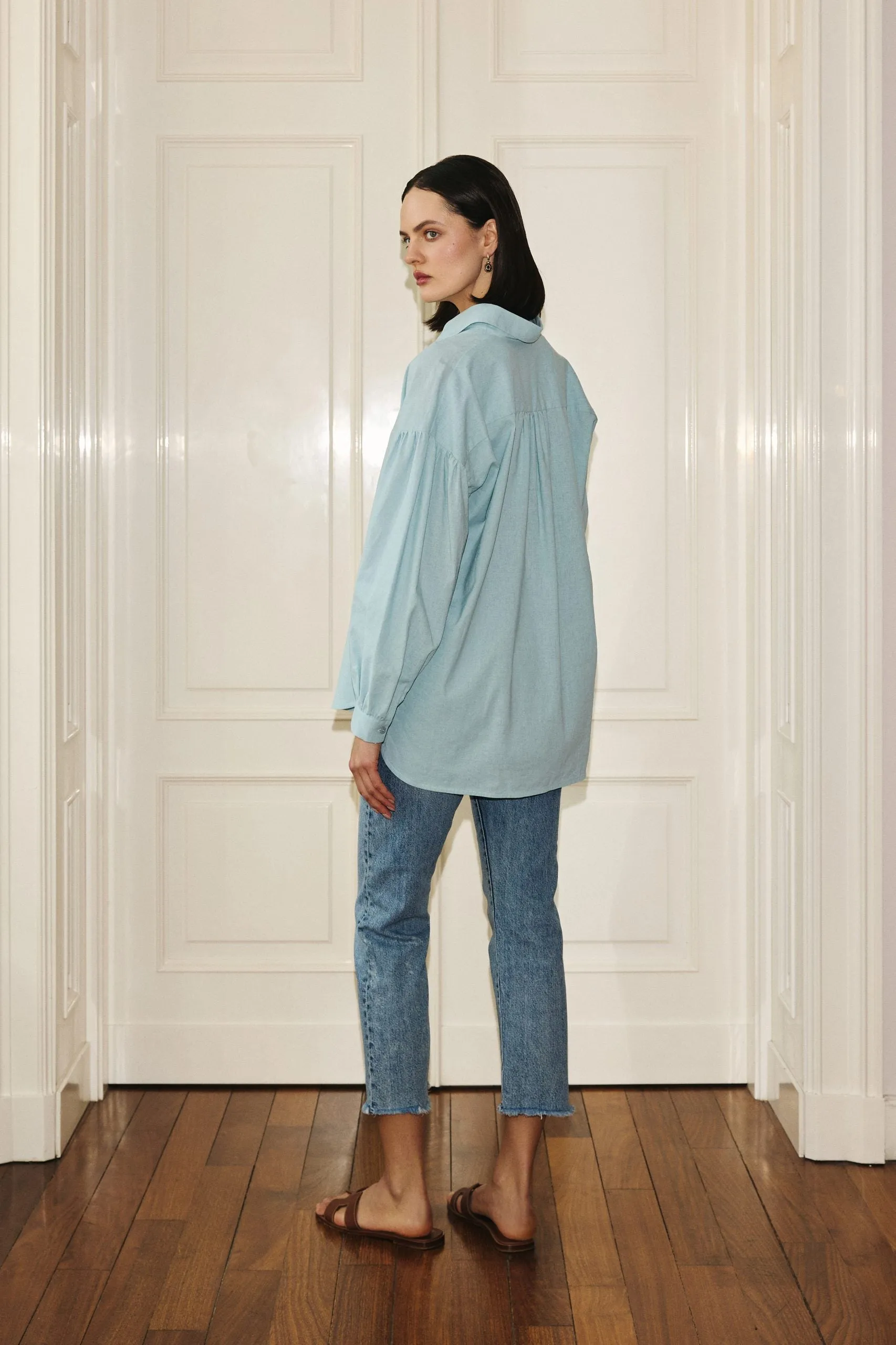 Summer Linen Shirt Pale Blue sold by Ivalo.com product image thumbnail 3