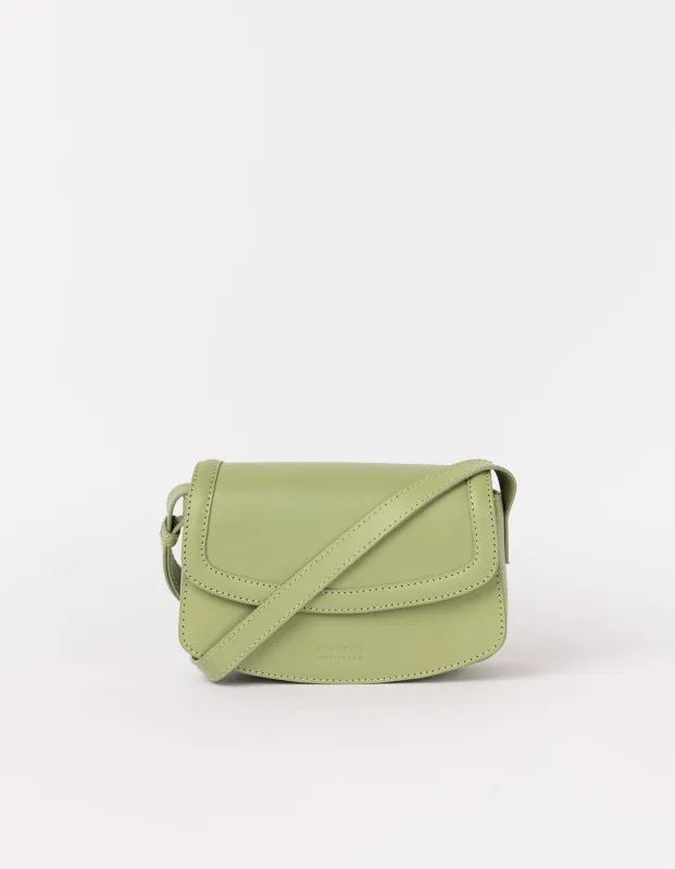 Kendalini Classic Leather Bag Tea Green sold by Ivalo.com