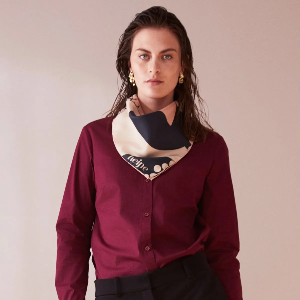 Silk Scarf Japan Print sold by Ivalo.com product image thumbnail 3