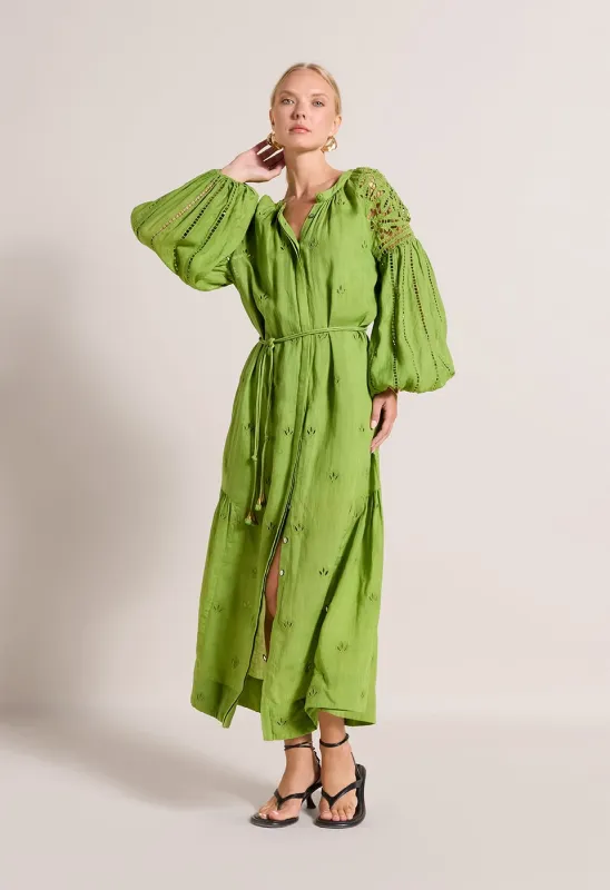 Lucinda Long Dress Apple Green sold by Ivalo.com