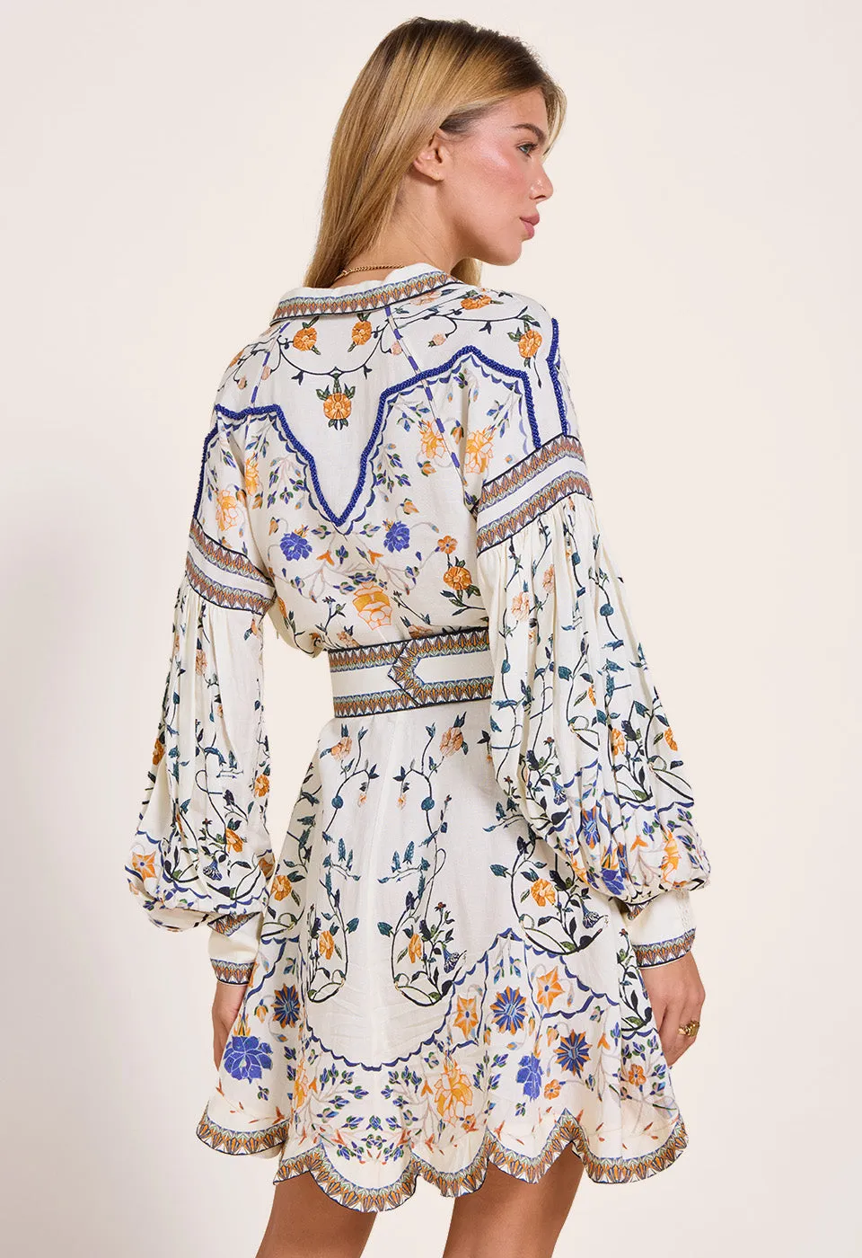 Flora Mora Short Dress Vanilla sold by Ivalo.com product image thumbnail 2