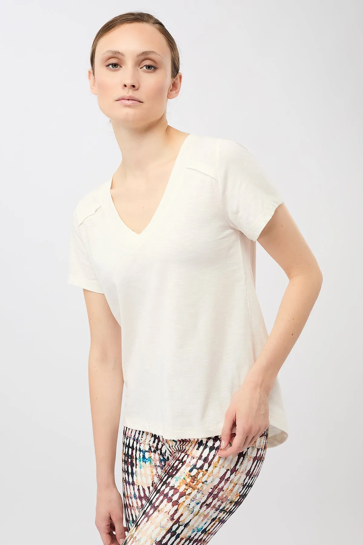 The New V-Neck White sold by Ivalo.com