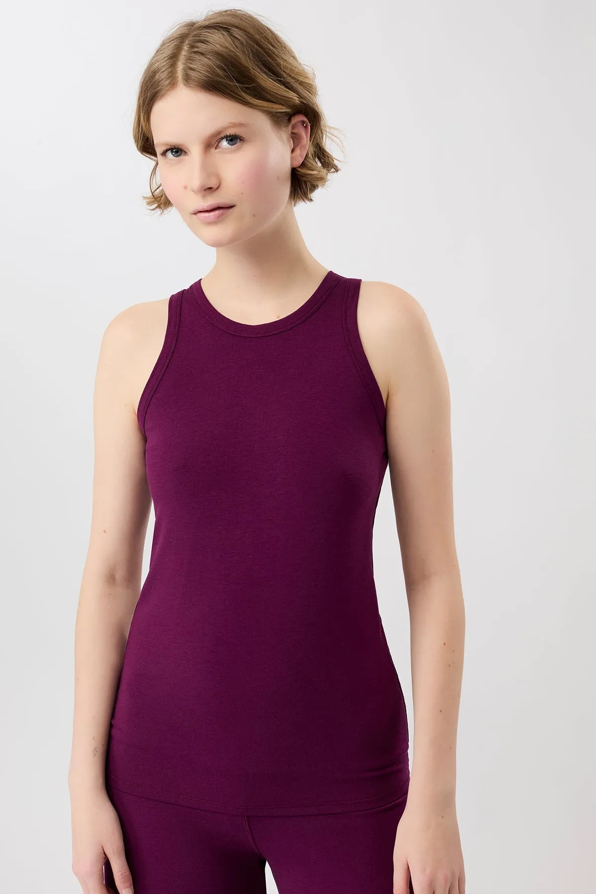 Always Fit Top Black Plum sold by Ivalo.com