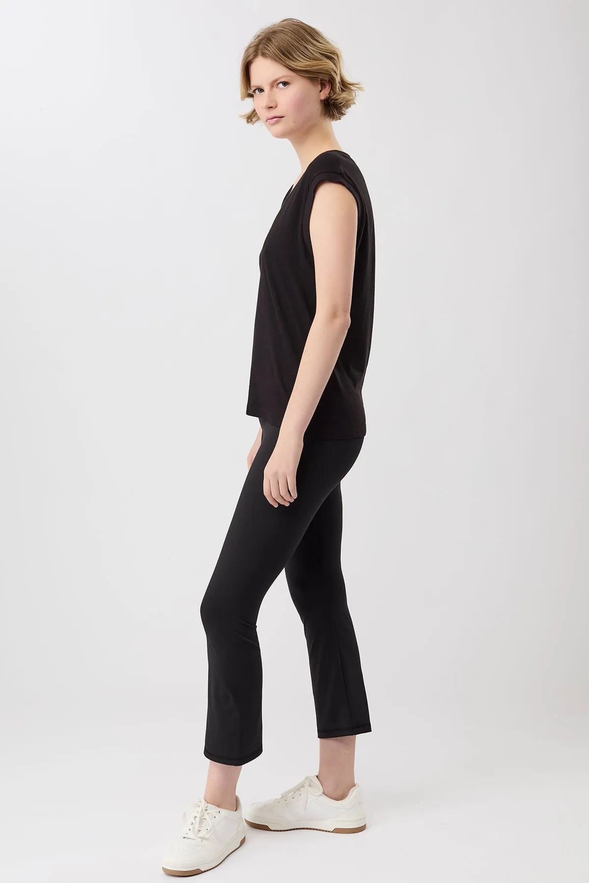 Retro Cropped Pants Black sold by Ivalo.com product image thumbnail 5