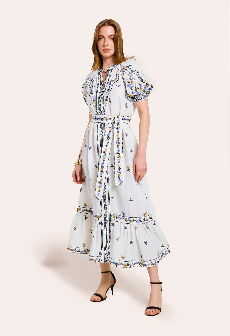 Fia Long Dress Vanilla sold by Ivalo.com