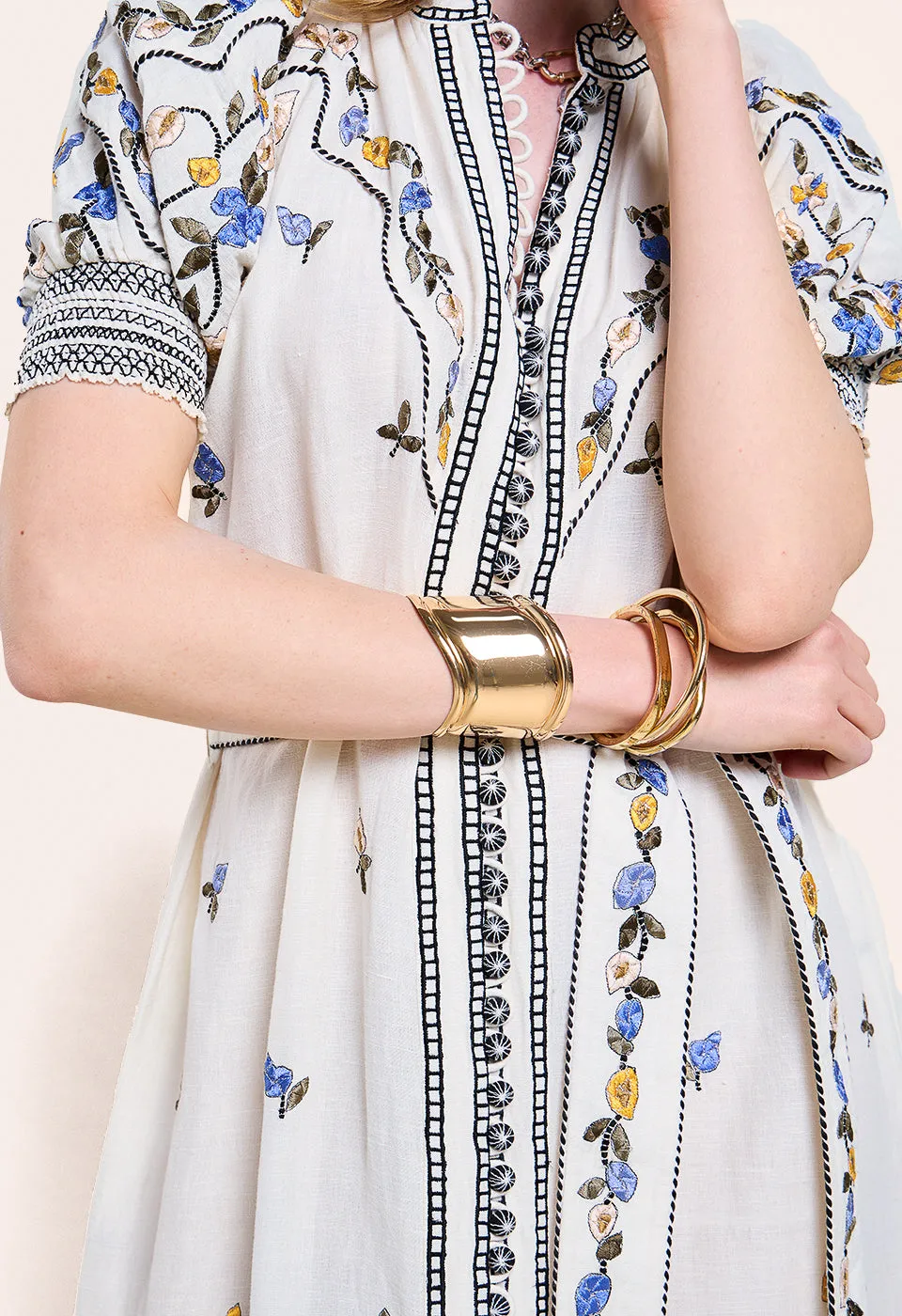 Fia Long Dress Vanilla sold by Ivalo.com product image thumbnail 4