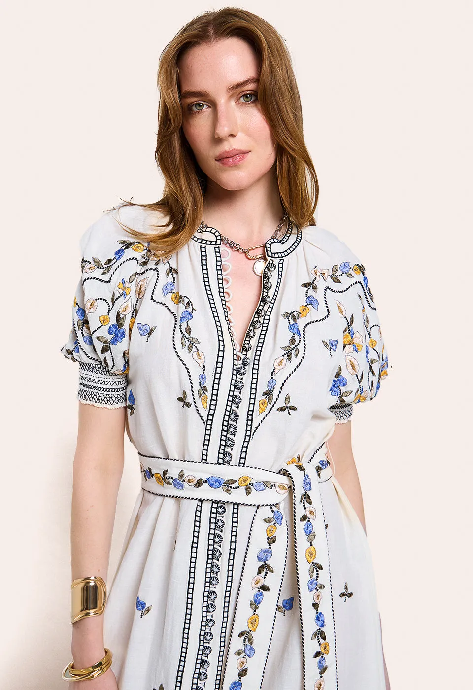 Fia Long Dress Vanilla sold by Ivalo.com product image thumbnail 3