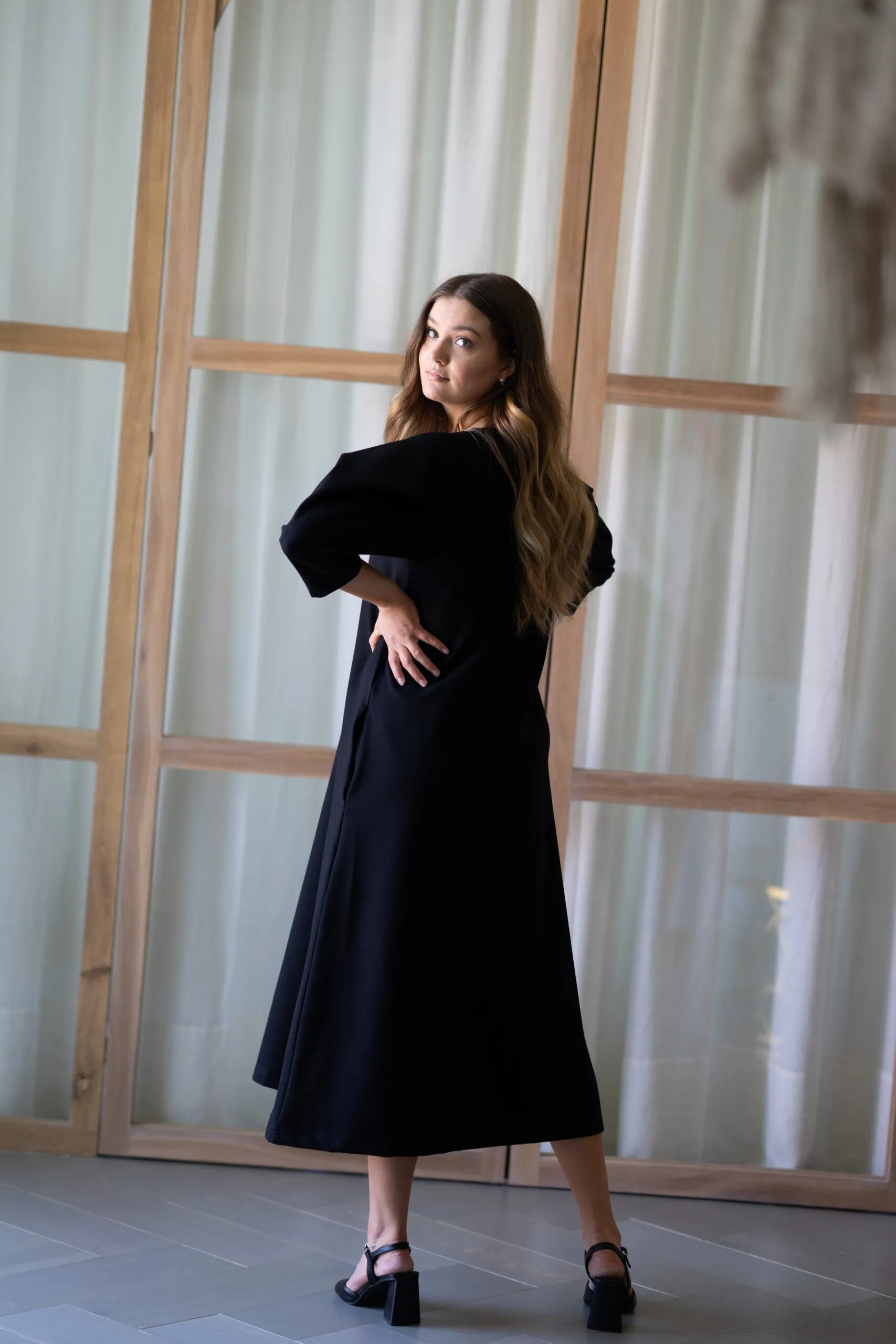 Lily Midi Dress Black sold by Ivalo.com product image thumbnail 2