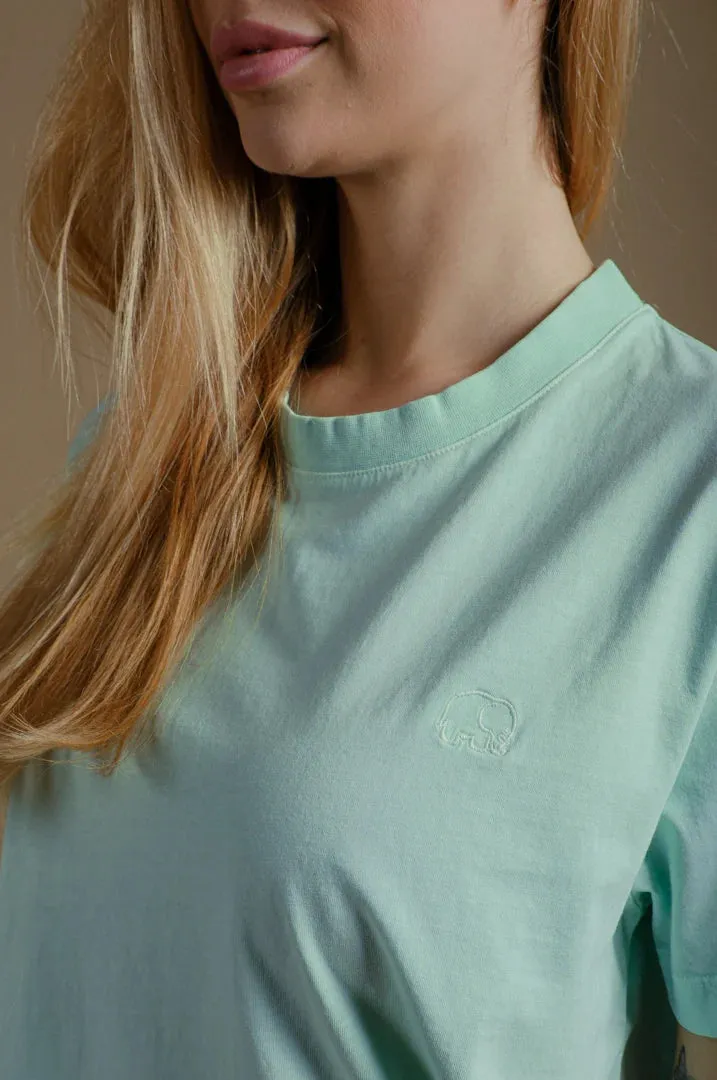 Women’s Essential Pigment T-Shirt Dusty Aqua sold by Ivalo.com product image thumbnail 5