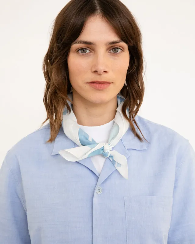 Striped Bandana Nature White / Blue sold by Ivalo.com