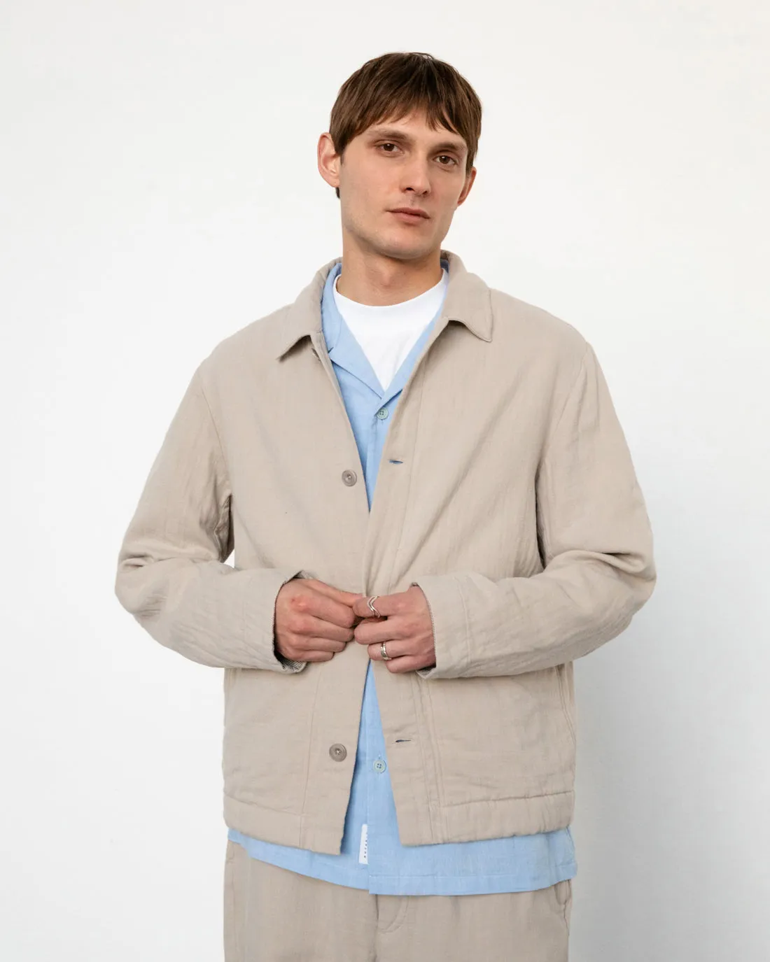 Light Overjacket Washed Sand sold by Ivalo.com