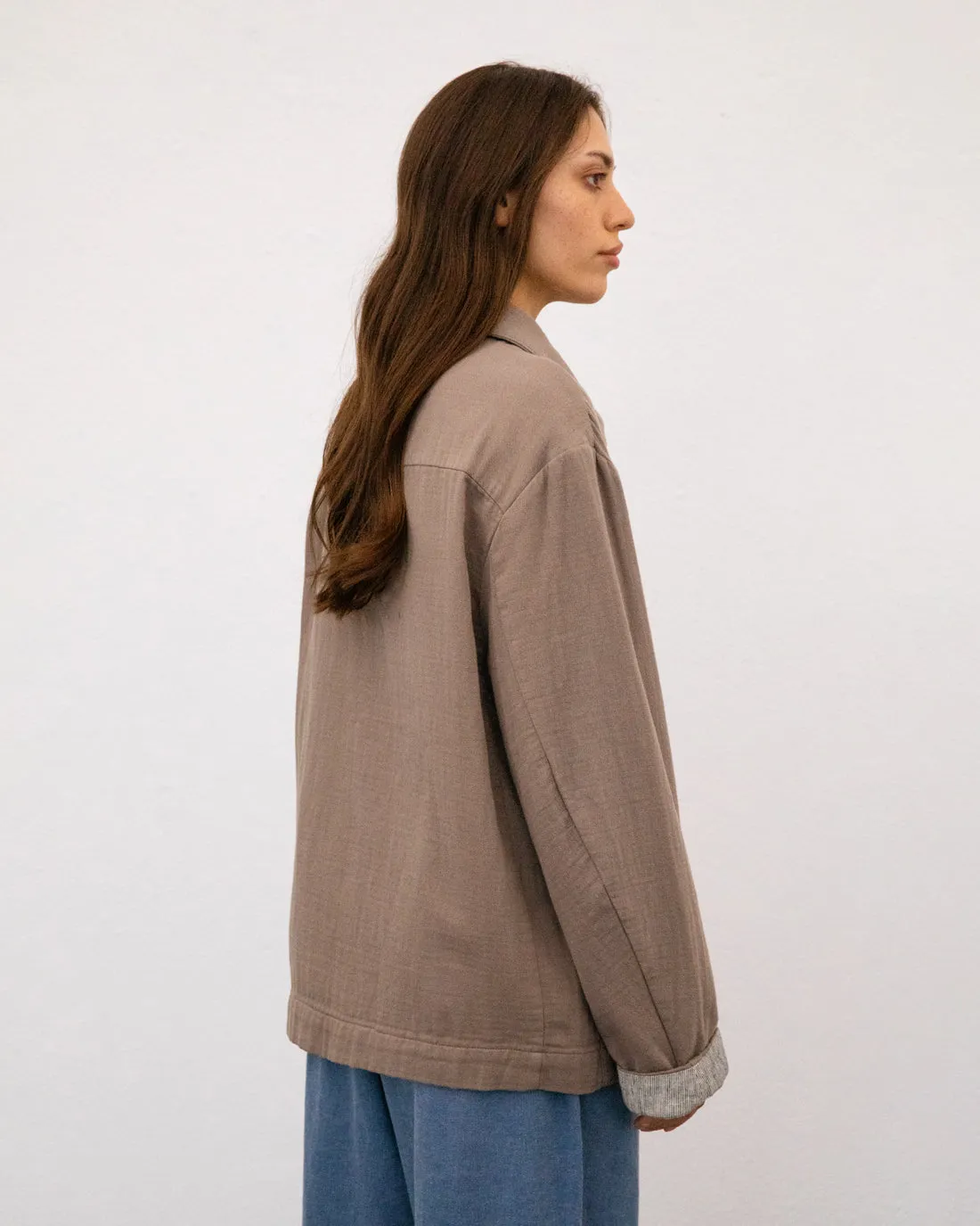 Unisex Light Overjacket Washed Brown sold by Ivalo.com product image thumbnail 2