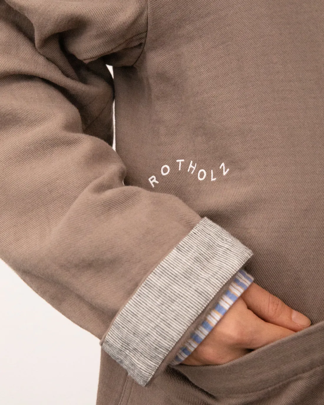 Unisex Light Overjacket Washed Brown sold by Ivalo.com product image thumbnail 4