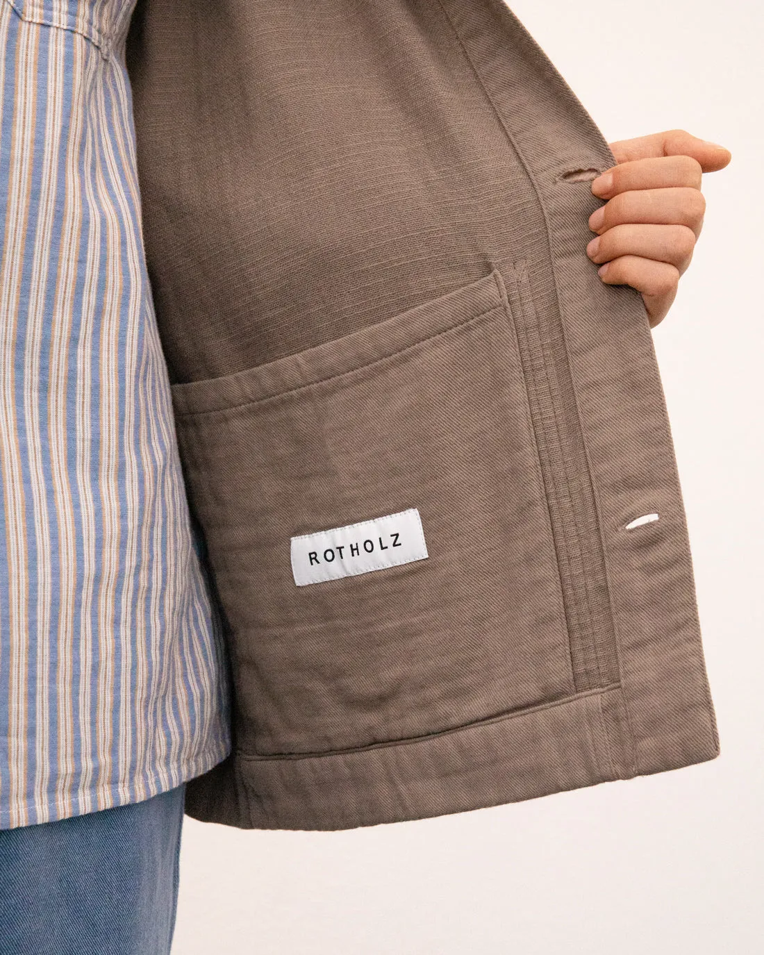 Unisex Light Overjacket Washed Brown sold by Ivalo.com product image thumbnail 5