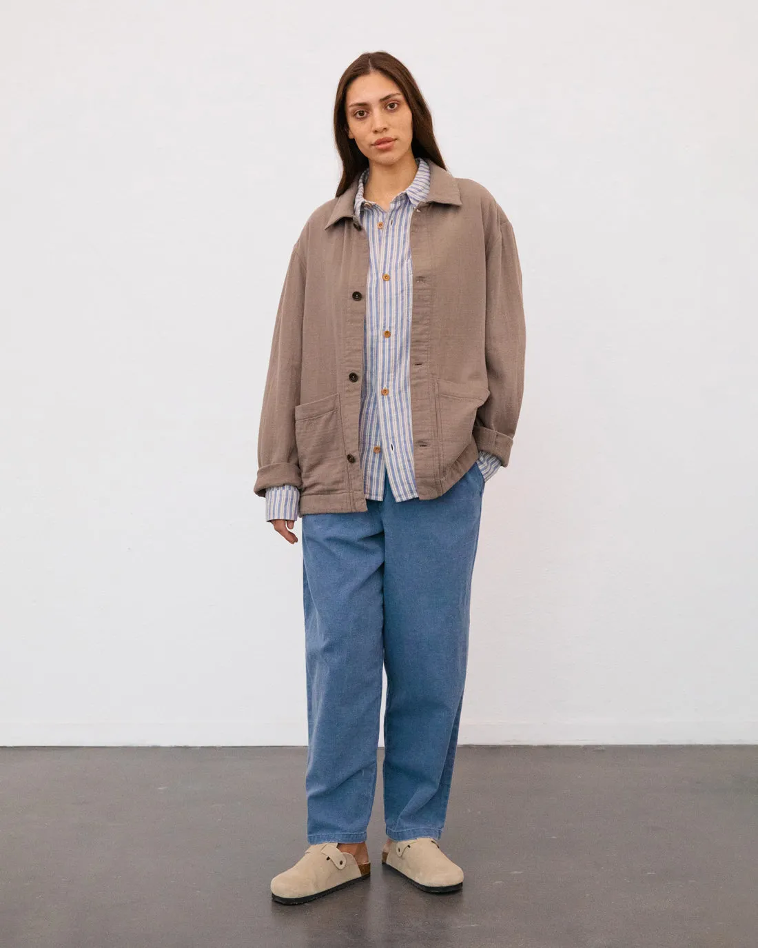 Unisex Light Overjacket Washed Brown sold by Ivalo.com