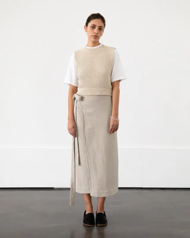 Wrap Skirt Washed Sand sold by Ivalo.com