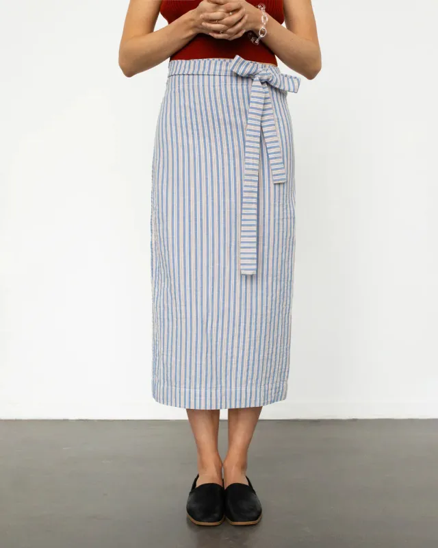 Wrap Skirt Multicolor Striped sold by Ivalo.com