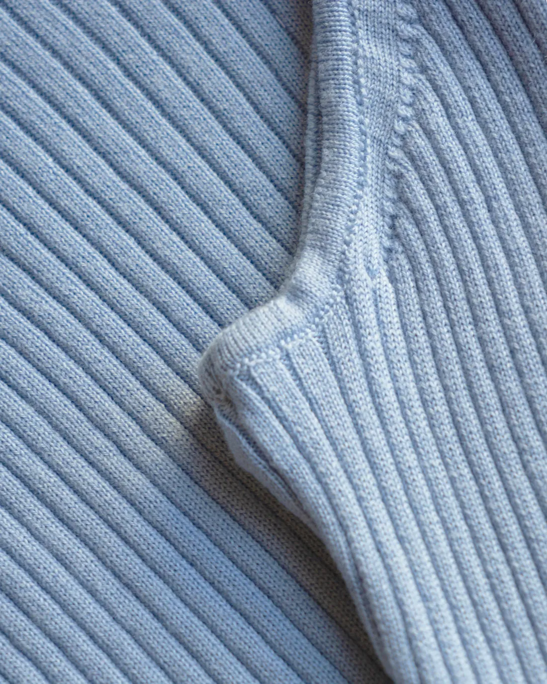 Merino Knit Singlet Dusty Blue sold by Ivalo.com product image thumbnail 5