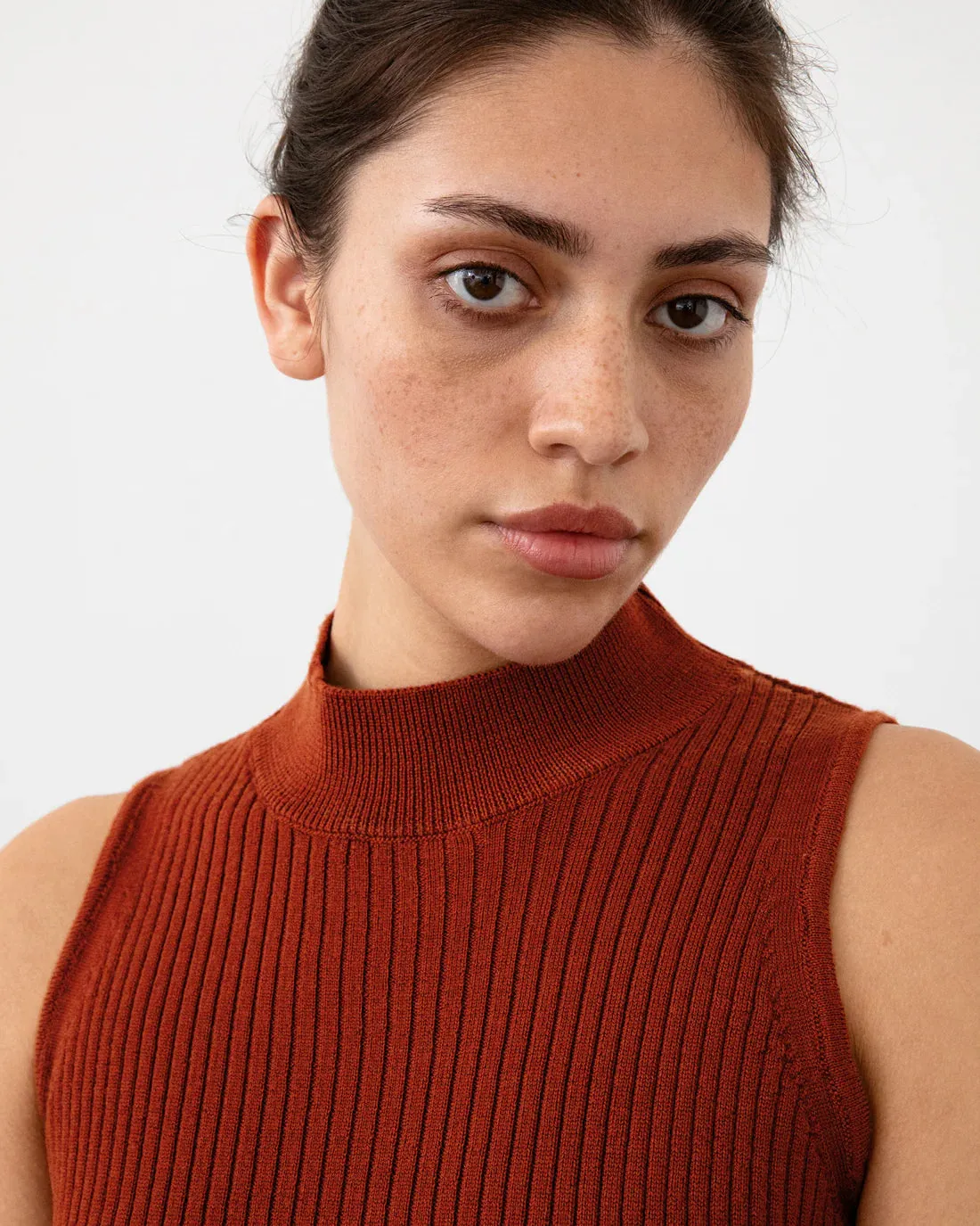 Merino Knit Singlet Dusty Red sold by Ivalo.com product image thumbnail 3