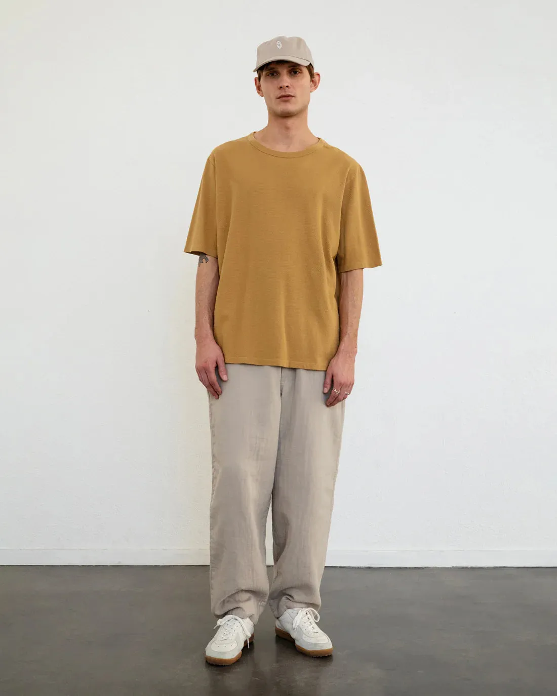 Waffle T-Shirt Mustard Yellow sold by Ivalo.com product image thumbnail 4