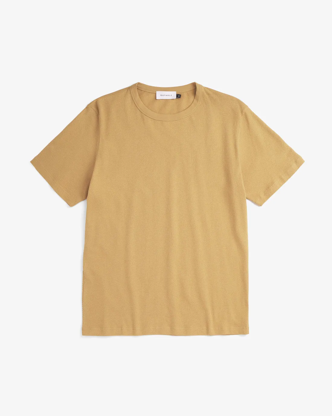 Waffle T-Shirt Mustard Yellow sold by Ivalo.com product image thumbnail 3