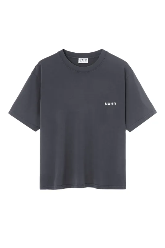 NWHR Basic T-Shirt Washed Black sold by Ivalo.com