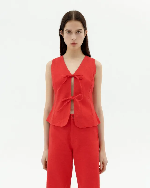 Elise Bow Top Red sold by Ivalo.com