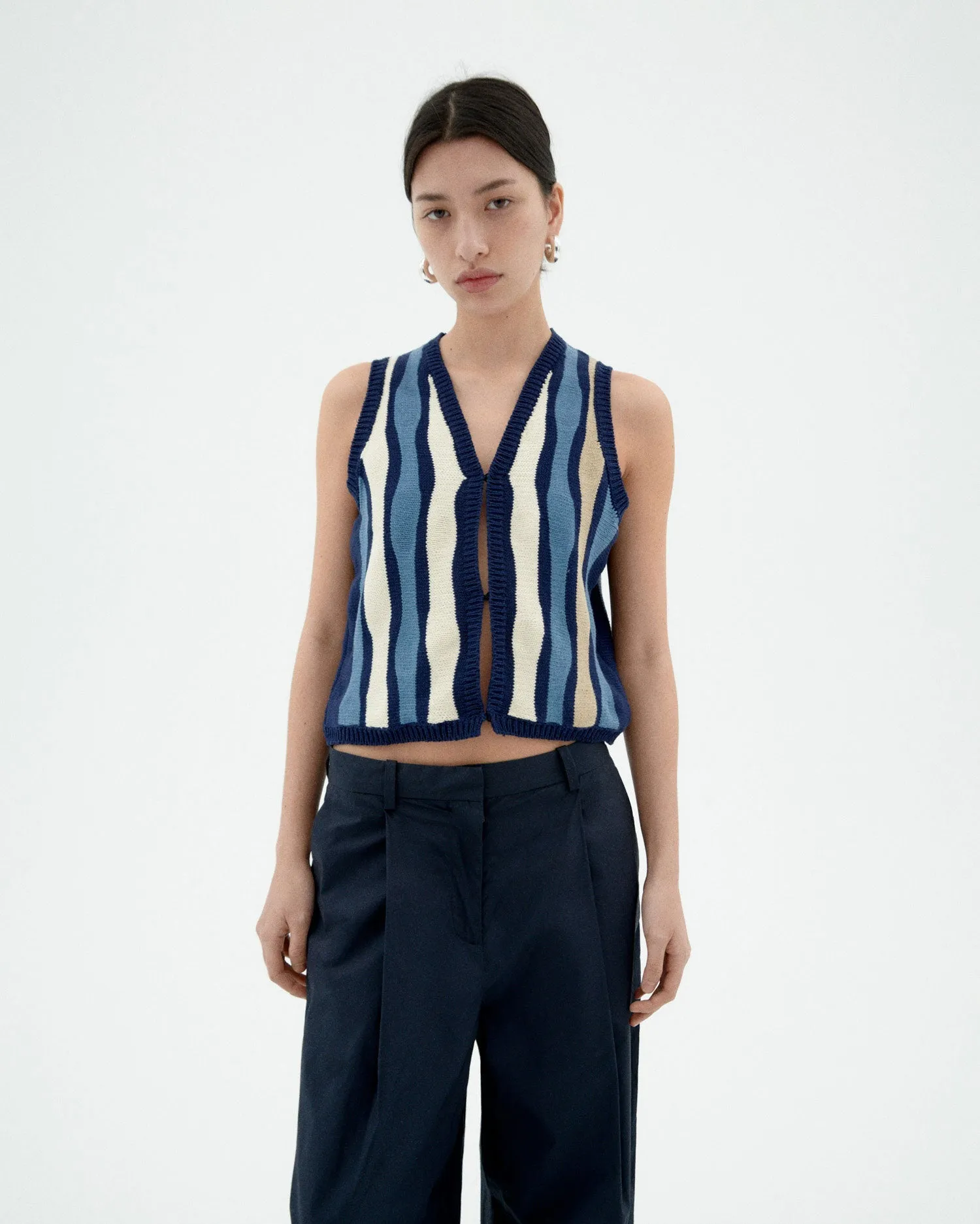 Robbie Knitted Vest Multicolor sold by Ivalo.com