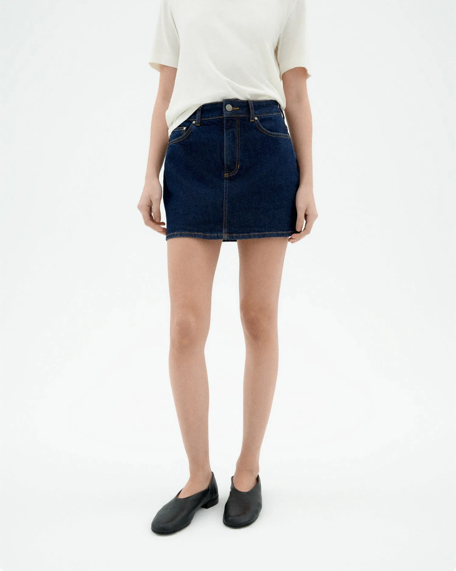 Kimmy Denim Mini Skirt Dark Blue sold by Ivalo.com