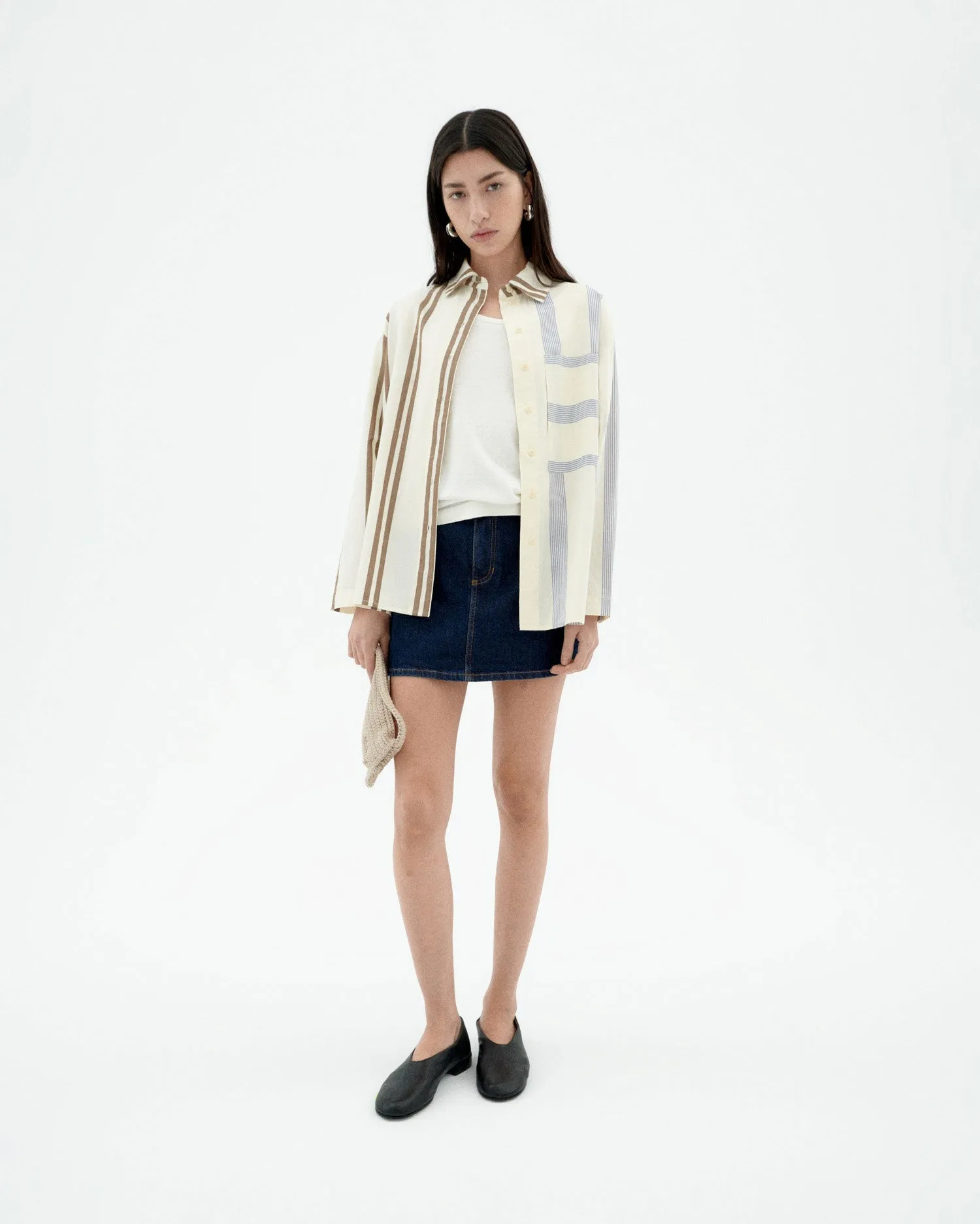 Marcelle Blouse Striped Brown/Blue sold by Ivalo.com product image thumbnail 2