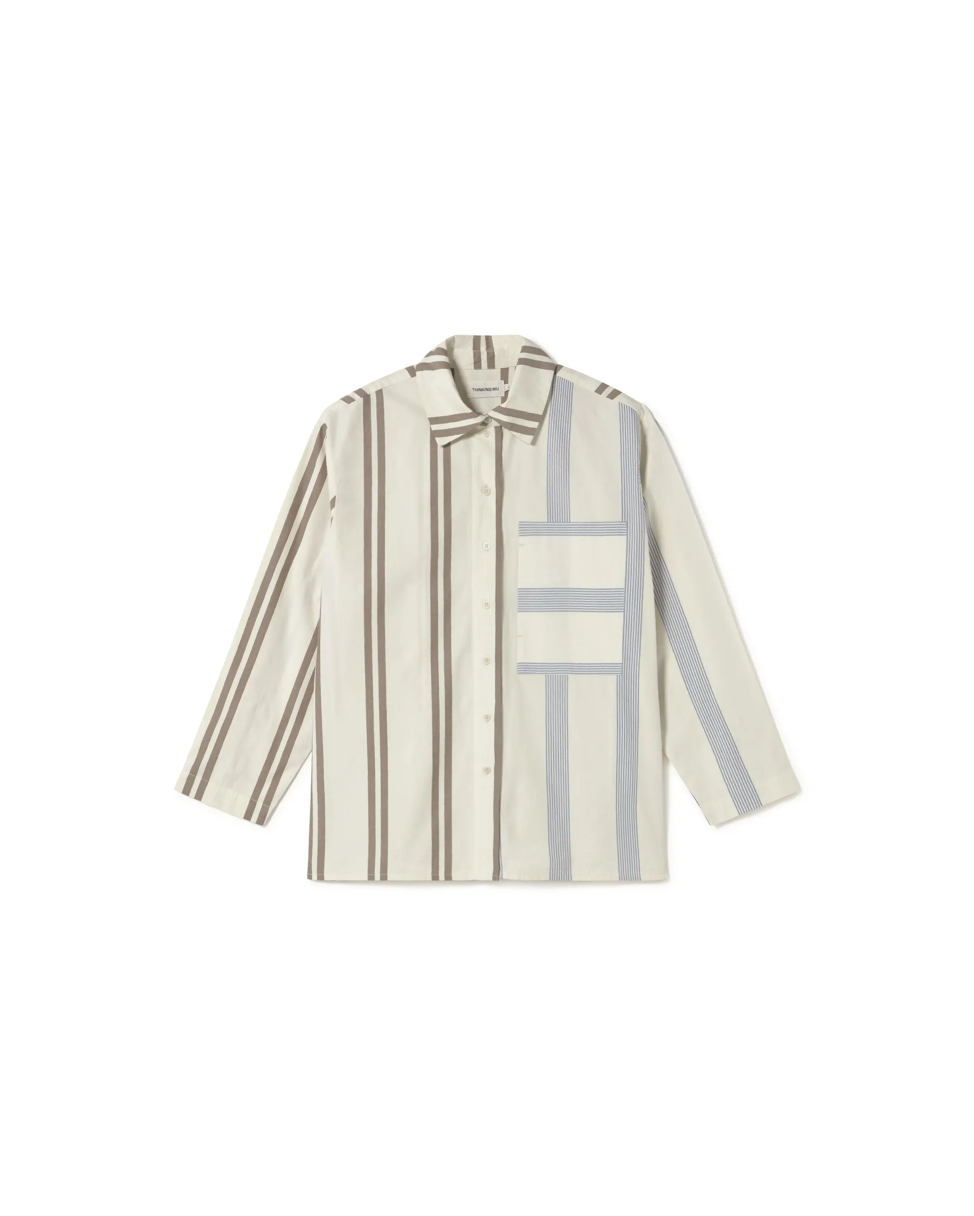 Marcelle Blouse Striped Brown/Blue sold by Ivalo.com product image thumbnail 5