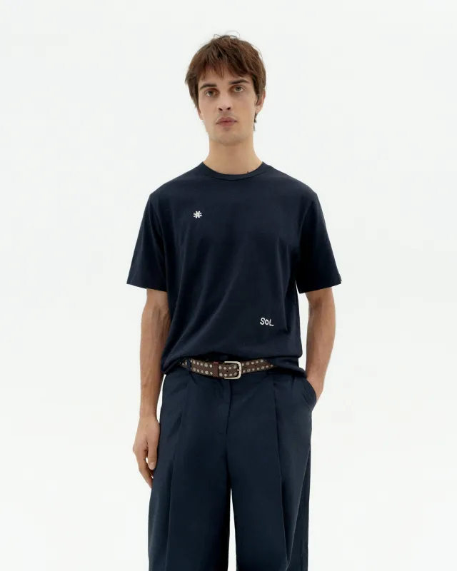 Zach Solsol T-Shirt Navy sold by Ivalo.com