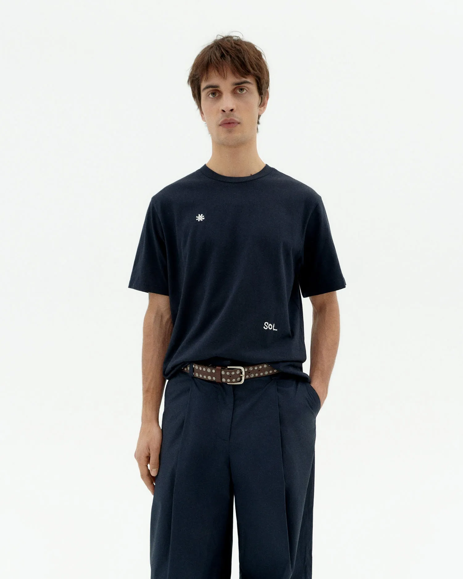 Zach Solsol T-Shirt Navy sold by Ivalo.com