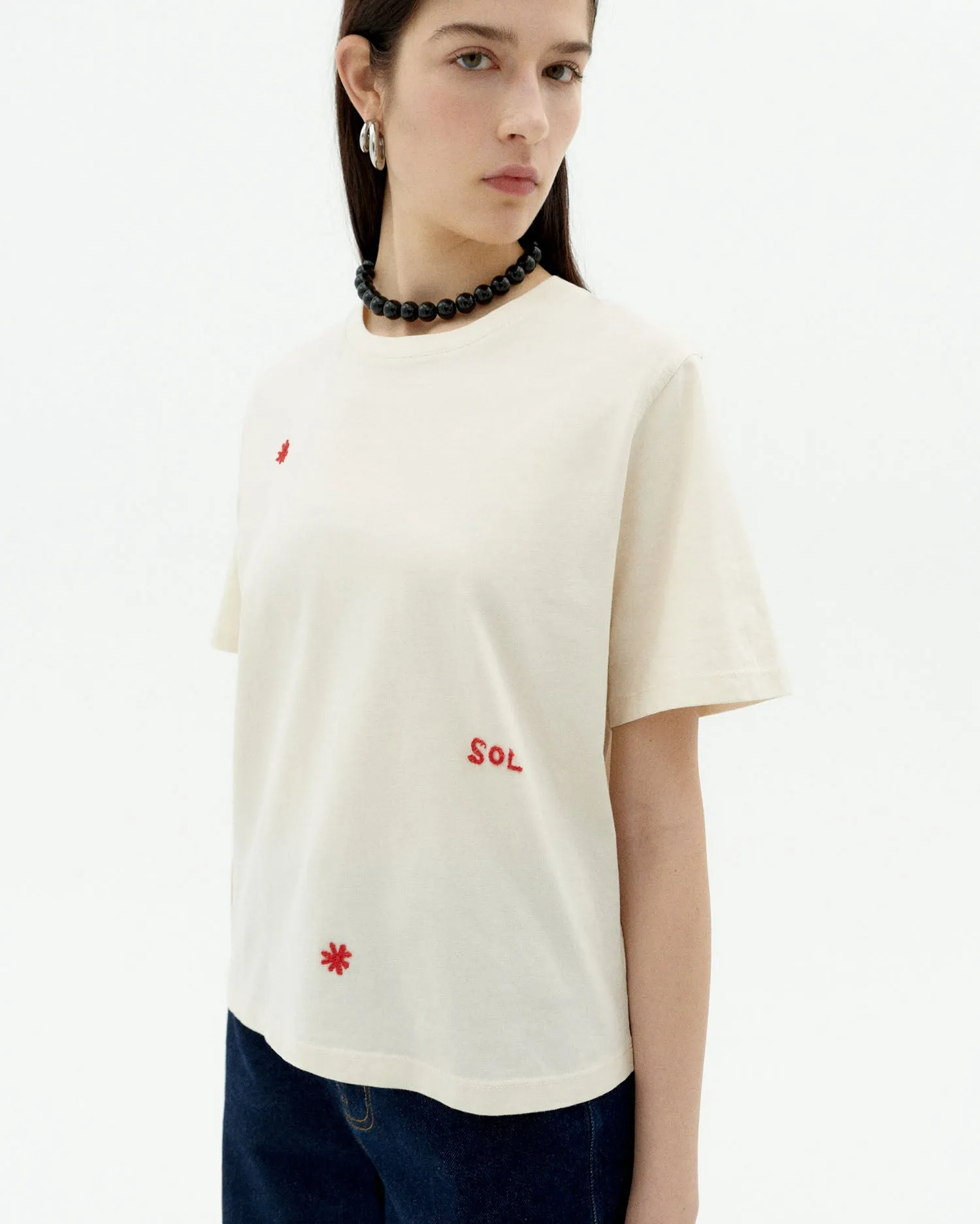 Lucia T-Shirt Solsol White sold by Ivalo.com product image thumbnail 4