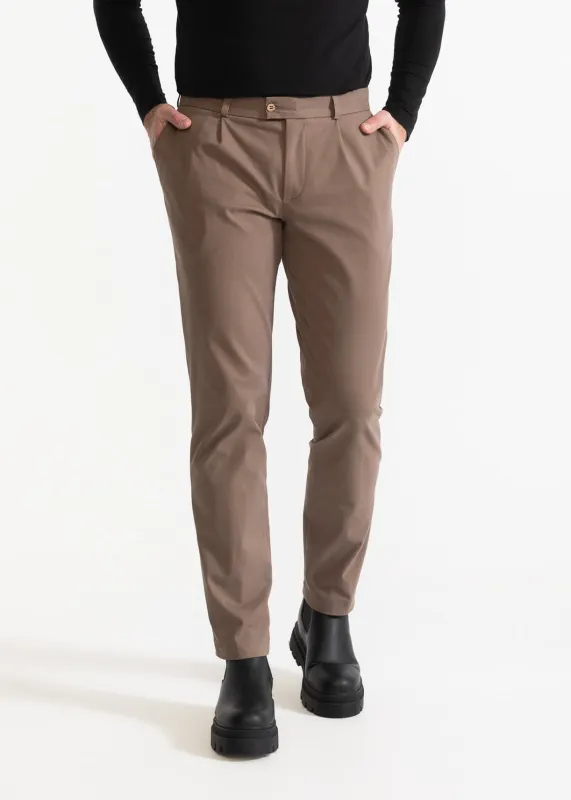 The Chesler Cotton Trousers Beige sold by Ivalo.com